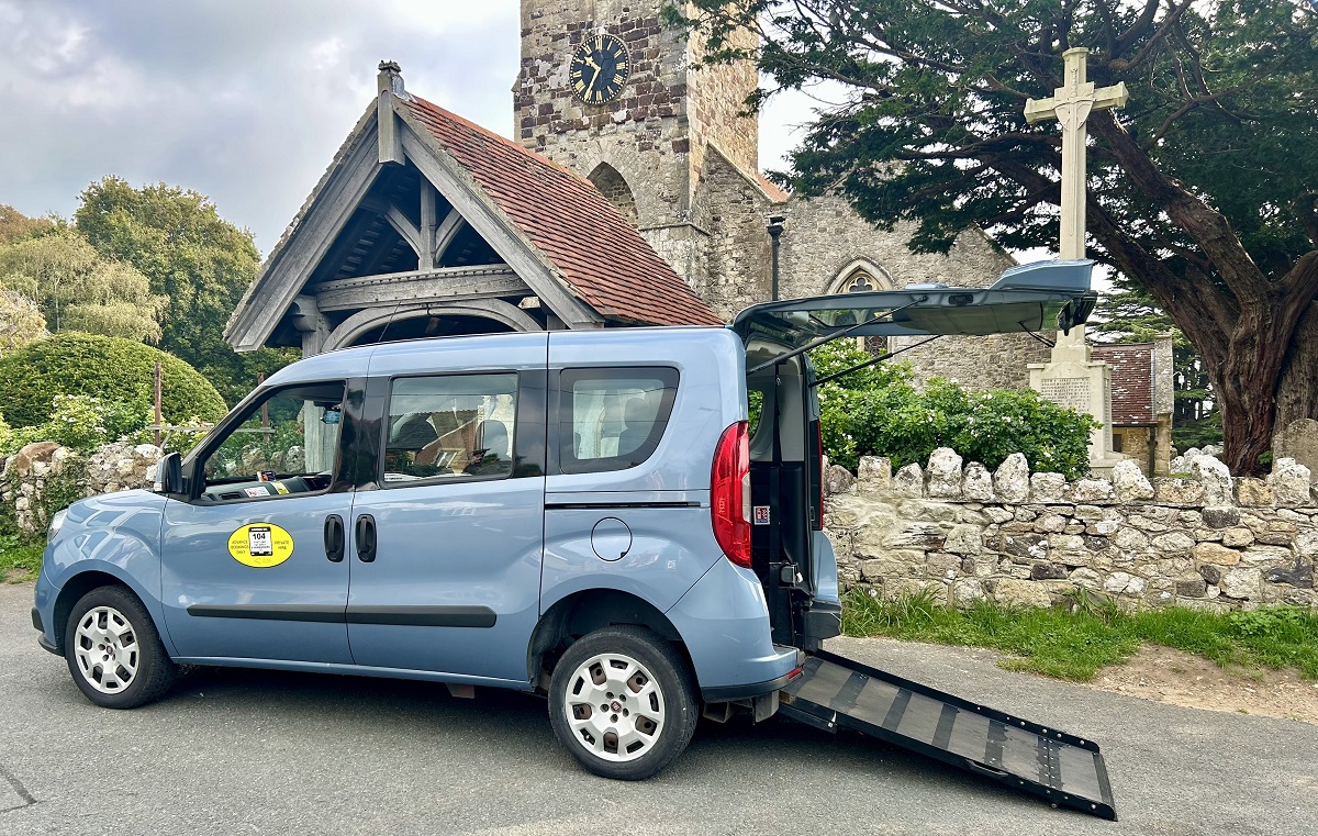 Wheelchair accessible taxi isle of wight